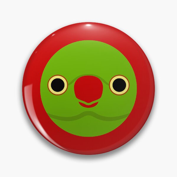 Item preview, The face of a normal female Rose-ringed parakeet designed and sold by INKOYADO.