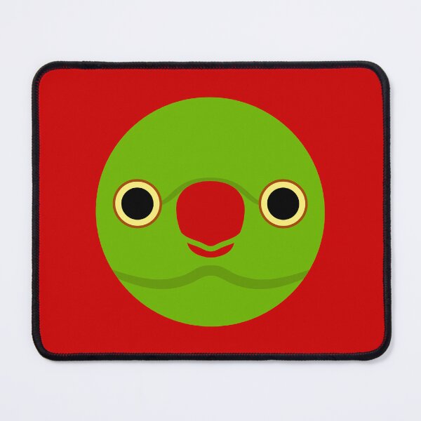 Item preview, The face of a normal female Rose-ringed parakeet designed and sold by INKOYADO.