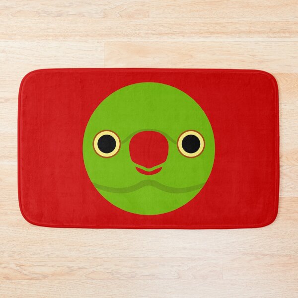 Item preview, The face of a normal female Rose-ringed parakeet designed and sold by INKOYADO.