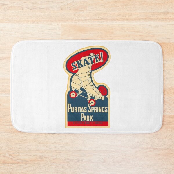 Item preview, Puritas Springs Park Cleveland Ohio Roller Skating Rink Sticker Decal Label designed and sold by tislord.