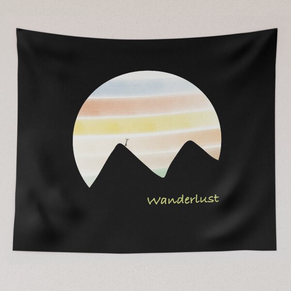 Item preview, Wanderlust traveller  designed and sold by studioarjuna.com.