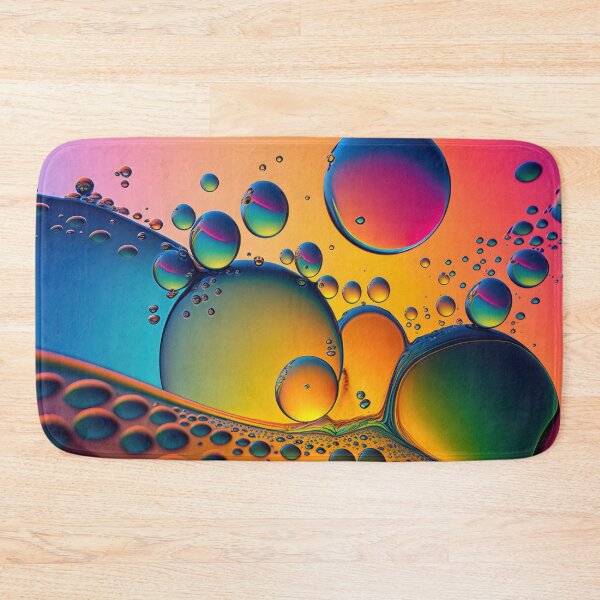 Item preview, Wallpaper background with circles in the rainbow-colored background designed and sold by anytka.