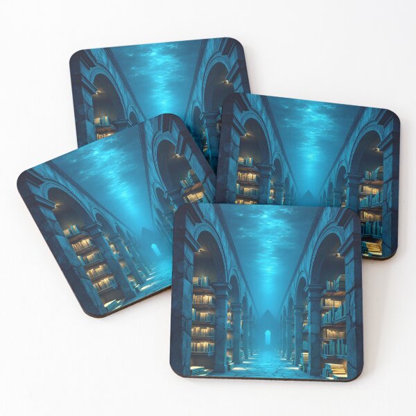 Item preview, The Infinite Library of the Deep designed and sold by oanaunciuleanu.