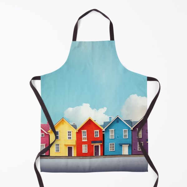 Item preview, Whimsical Rainbow Houses designed and sold by anytka.