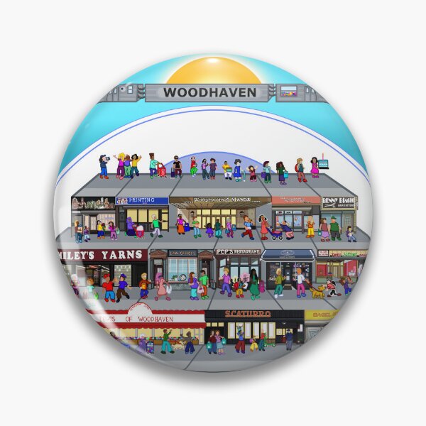 Item preview, The Hustle and Bustle of Woodhaven Queens NY 11421 designed and sold by Deborah Camp.