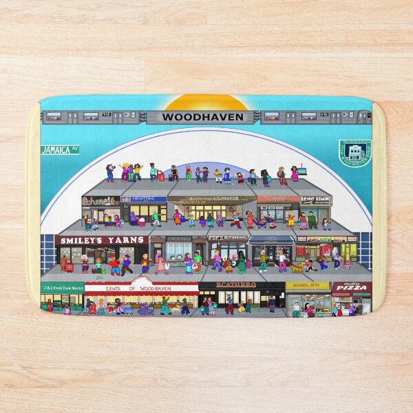 Item preview, The Hustle and Bustle of Woodhaven Queens NY 11421 designed and sold by Deborah Camp.