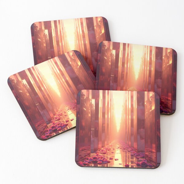 Item preview, Ethereal Passage Through Reflective Pillars designed and sold by oanaunciuleanu.