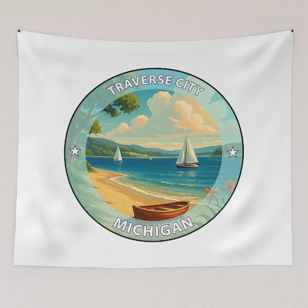 Item preview, Traverse City - Michigan designed and sold by inkNext.