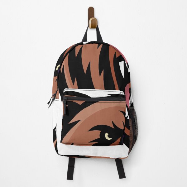 Item preview, Stylized Roaring Bear Head Vector Brown and Black Predator Illustration Design with Yellow Eyes and Open Mouth designed and sold by AtonuHaque.