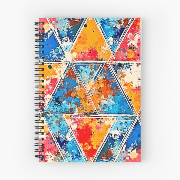 Item preview, Vibrant Abstract Geometric Splash Art designed and sold by Health And Fitness Posts e-Store.
