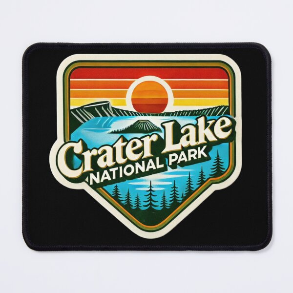 Item preview, Retro 1970s Crater National Park designed and sold by PinUpPizzazz.