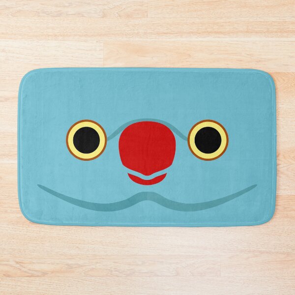 Item preview, The face of a blue female Rose-ringed parakeet designed and sold by INKOYADO.