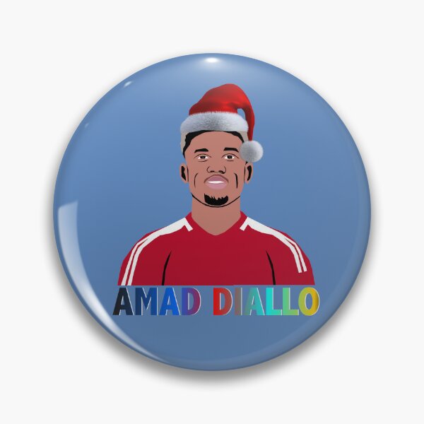 Item preview, Amad Diallo Christmas illustration designed and sold by ZooStateofMind.