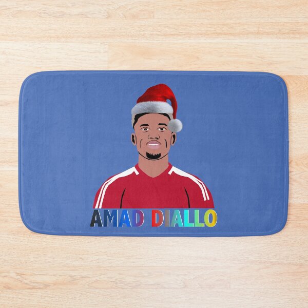 Item preview, Amad Diallo Christmas illustration designed and sold by ZooStateofMind.