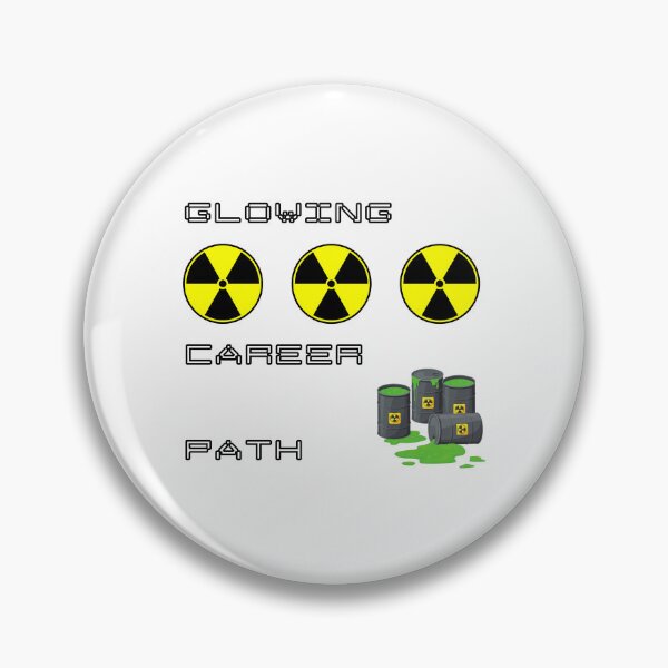 Item preview, Glowing Career Path Funny Nuclear Engineer Pun designed and sold by ThePungineer.