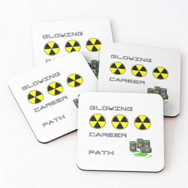 Item preview, Glowing Career Path Funny Nuclear Engineer Pun designed and sold by ThePungineer.