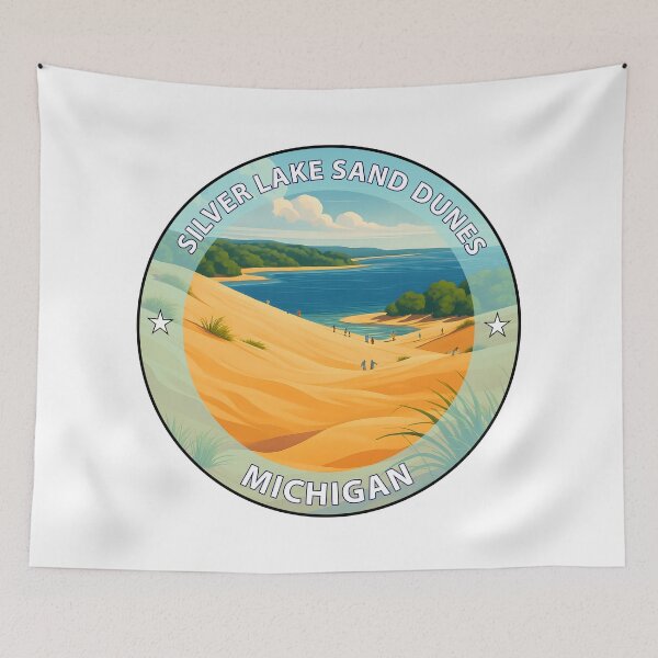 Item preview, Silver Lake Sand Dunes - Michigan designed and sold by inkNext.