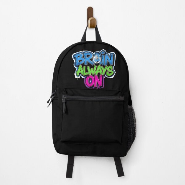 Item preview, Brain Always On - Neon Urban Tech Tee designed and sold by WakeUpYourBrain.