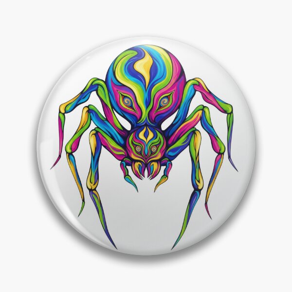 Artikelvorschau, Psychedelic Spider entworfen und verkauft von SportKI.