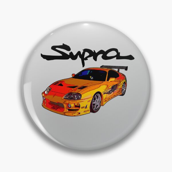 Item preview, Toyota Supra MK4 Cartoon Style – JDM Legend Car Art designed and sold by PrimeRacer.