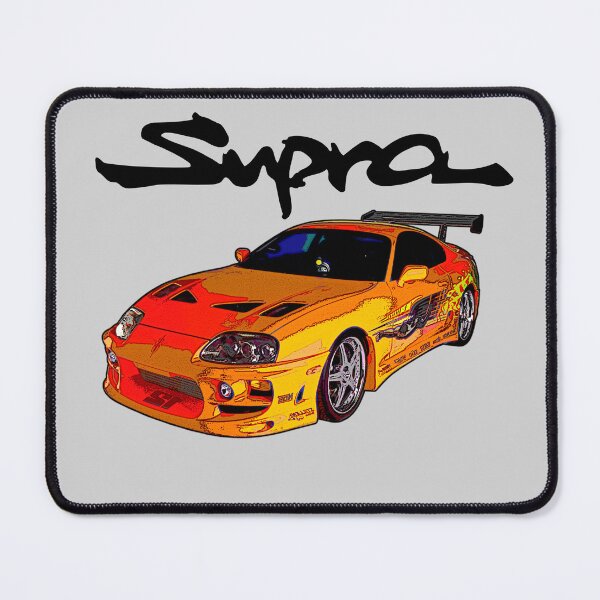 Item preview, Toyota Supra MK4 Cartoon Style – JDM Legend Car Art designed and sold by PrimeRacer.