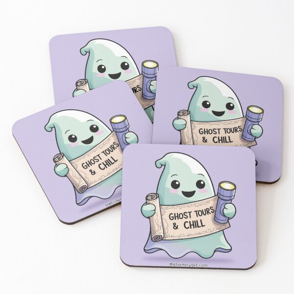 Item preview, Ghost Tours & Chill – Cute Spooky History Shirt designed and sold by The-HistoryGirl.