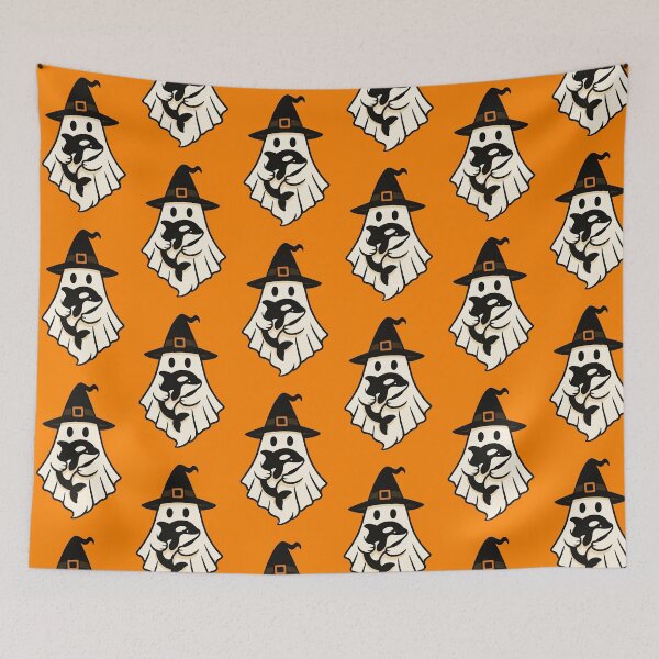Item preview, Orca Halloween Ghost Witch Hat Animal Lovers Boys Girls Kids designed and sold by FurryHavenPH.
