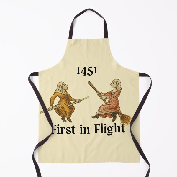 Item preview, First in Flight – 1451 Witch Illustration Tribute designed and sold by Where Troubles Melt Like Lemon Drops.