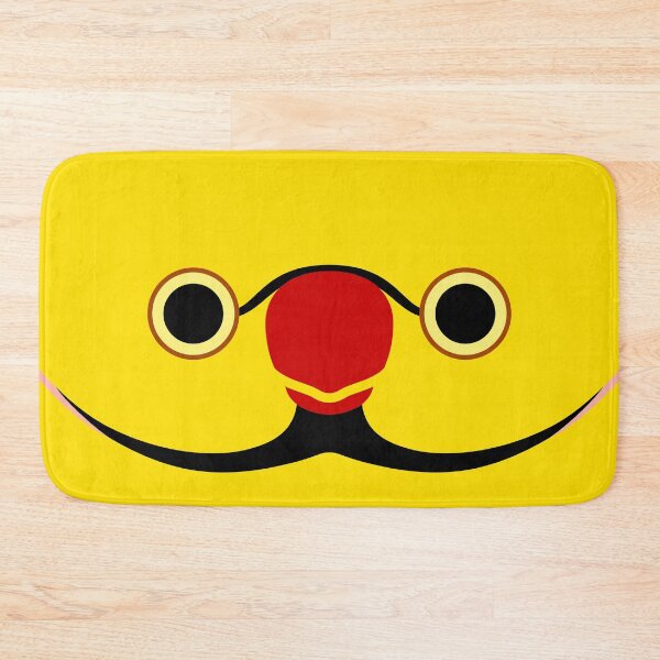 Item preview, The face of a yellow male Rose-ringed parakeet designed and sold by INKOYADO.