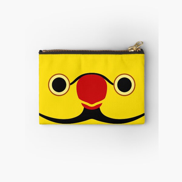 Item preview, The face of a yellow male Rose-ringed parakeet designed and sold by INKOYADO.