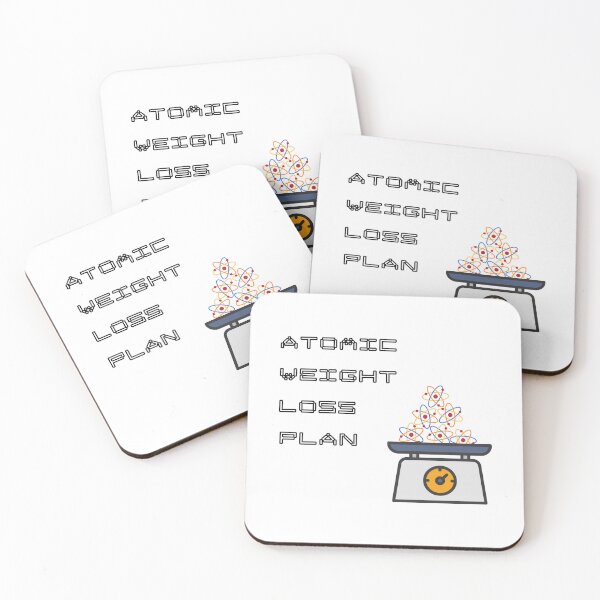 Item preview, Atomic Weight Loss Plan Funny Science Pun designed and sold by ThePungineer.