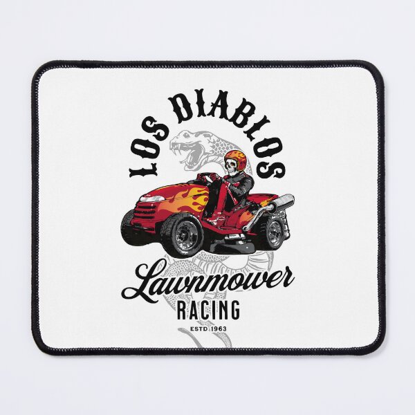 Item preview, Lawnmower Racing - Los Diablos - Black - Lawn Mower Racing designed and sold by RaceDayRags.