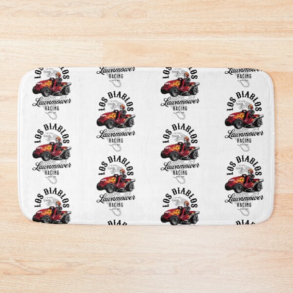 Item preview, Lawnmower Racing - Los Diablos - Black - Lawn Mower Racing designed and sold by RaceDayRags.