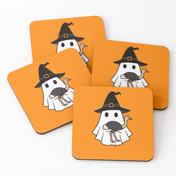 Item preview, Ostrich Halloween Ghost Witch Hat Animal Lovers Boys Girls Kids designed and sold by FurryHavenPH.
