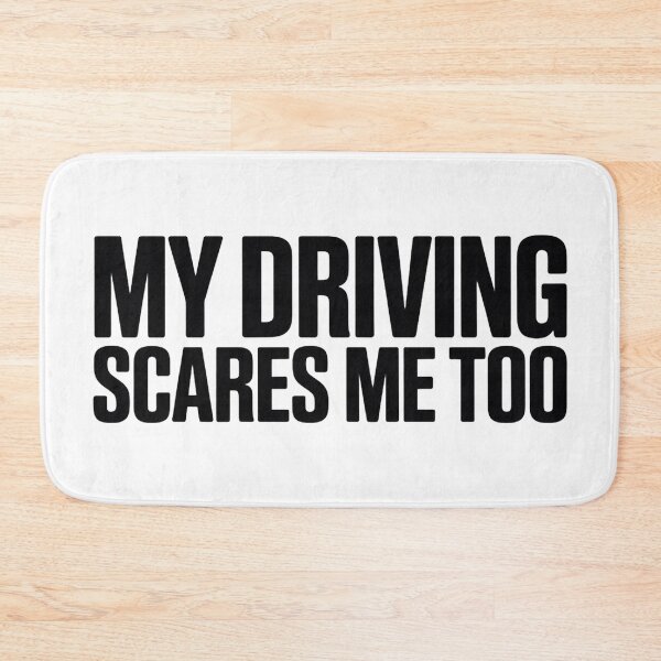 Item preview, My Driving Scares Me Too designed and sold by Hairball-Pets.