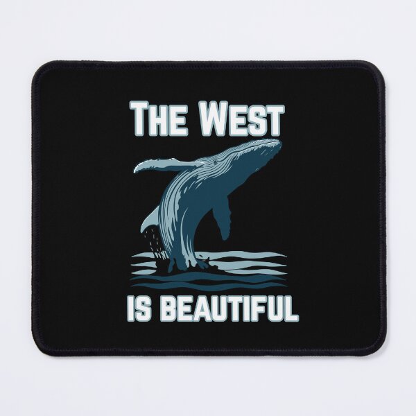 Item preview, The West is Beautiful – Whale Ocean Graphic designed and sold by PrintPit-Ds.