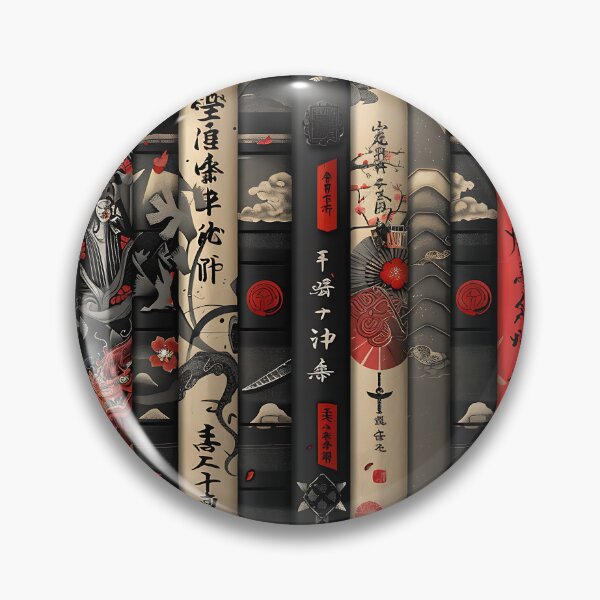 Item preview, Japanese Scroll and Samurai Armor Seamless Pattern designed and sold by KaitoJapanDesign.