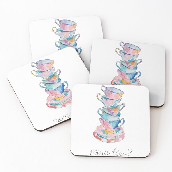Item preview, More Tea - Alice in Wonderland Teacups  designed and sold by The Orangutan Gallery.