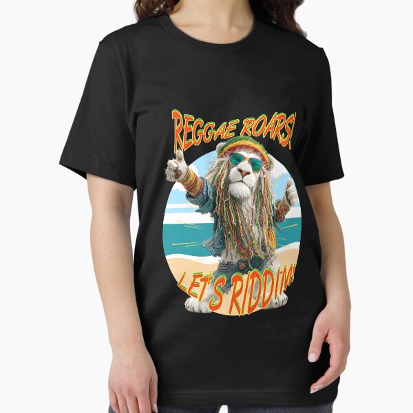 Artikel-Vorschau von Reggae brüllt! T-Shirt, designt und verkauft von BIDAinspired.