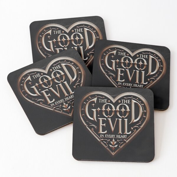Item preview, Metallic Heart Good Evil Symbol designed and sold by Voodoo Store Paranormal Collections.