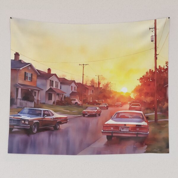 Item preview, Suburban Sunset designed and sold by RCWatercolours.