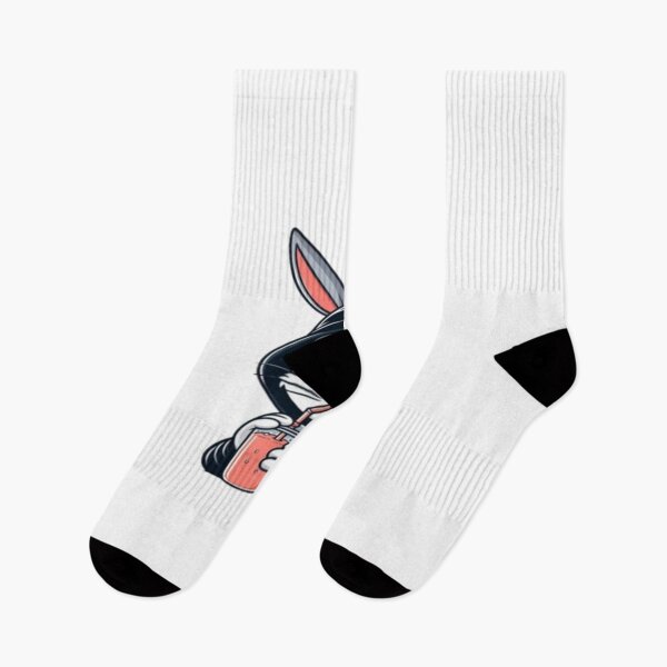 Item preview, bugs bunny in black hoodie artful cartoon design designed and sold by NivyasArtistry.