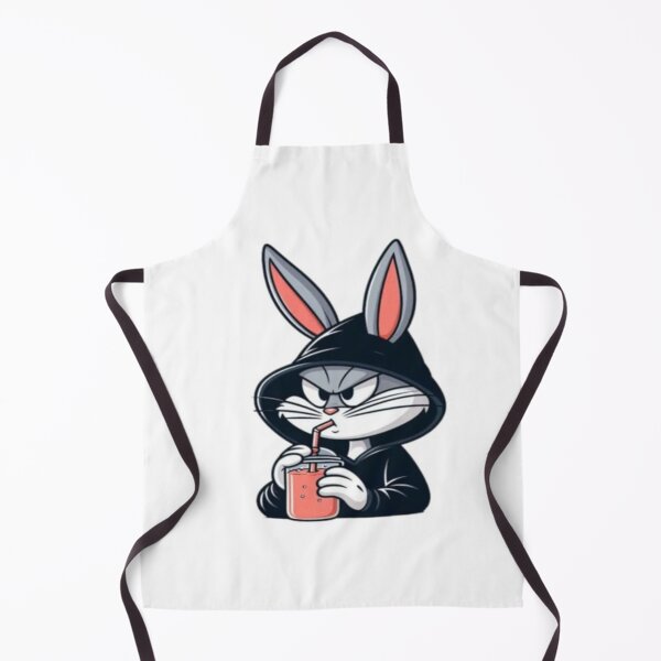 Item preview, bugs bunny in black hoodie artful cartoon design designed and sold by NivyasArtistry.