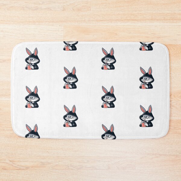 Item preview, bugs bunny in black hoodie artful cartoon design designed and sold by NivyasArtistry.