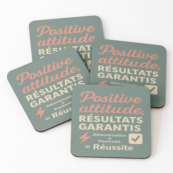 Aperçu de l'œuvre Détermination + Positivité = Réussite créée et vendue par JeviStudio, GrayArtworks, JEVIworld…).