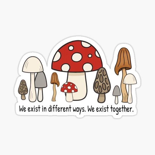 Item preview, Variedad de hongos caprichosos: Ilustración de hongos del bosque designed and sold by Strange Comforts.