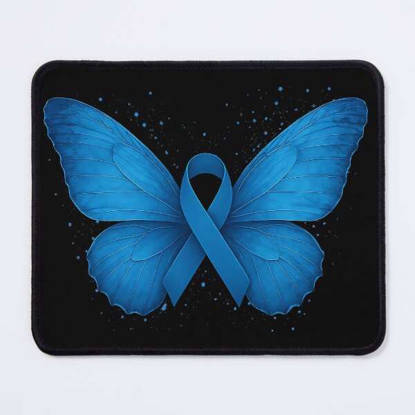 Item preview, Blue Ribbon Butterfly – Rare Disease Awareness Design, Hope & Strength Art designed and sold by GuizJese.