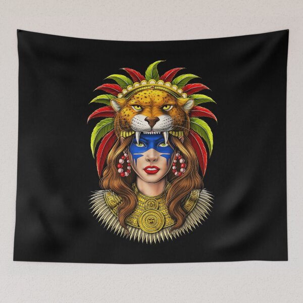 Item preview, Aztec Warrior Jaguar Headdress designed and sold by underheaven.
