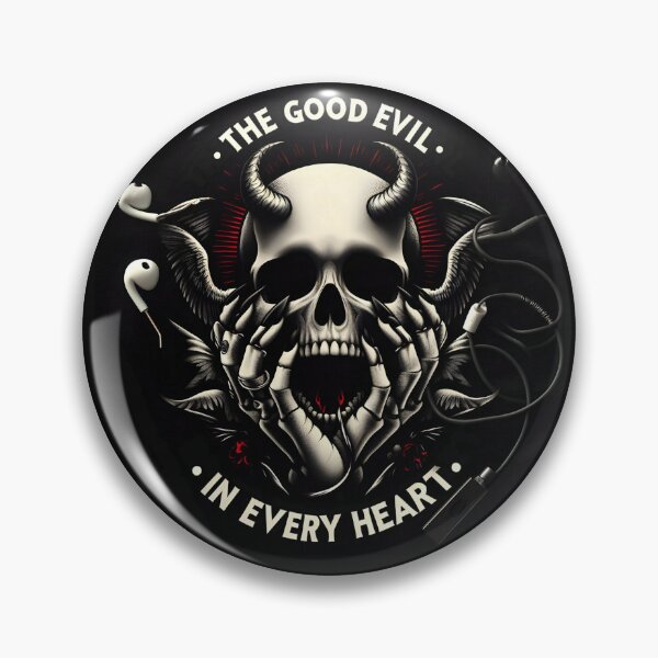 Item preview, Gothic Skull Horns Evil Struggle designed and sold by Voodoo Store Paranormal Collections.