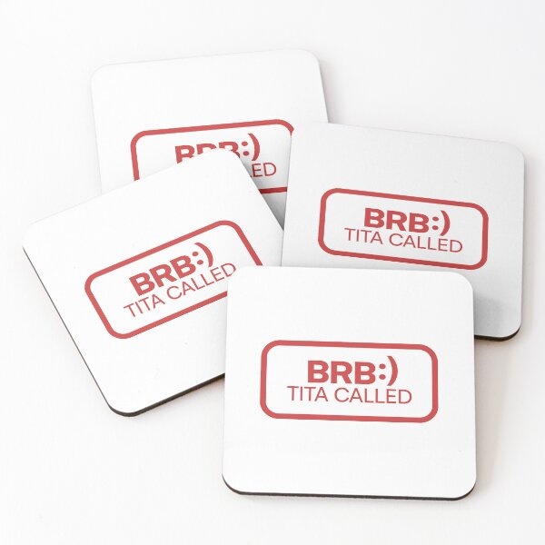 Item preview, Tita Called Sticker – Filipino Taglish Humor (Red/White) designed and sold by VinmoVisuals.